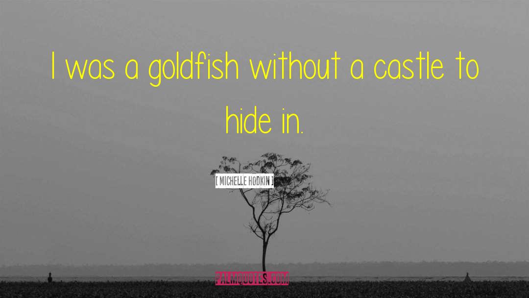 Michelle Hodkin Quotes: I was a goldfish without