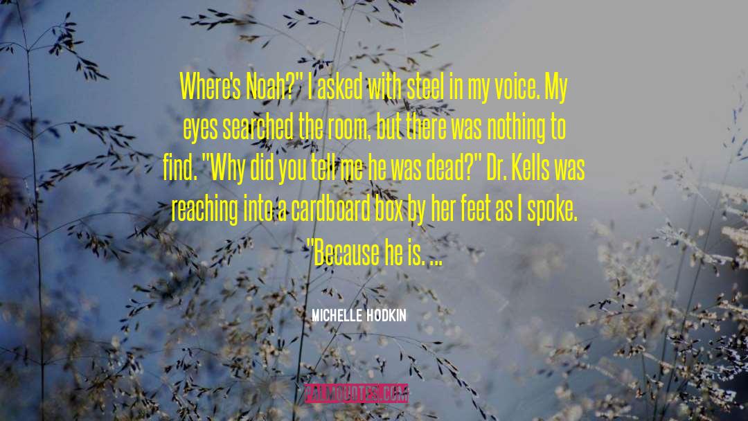 Michelle Hodkin Quotes: Where's Noah?