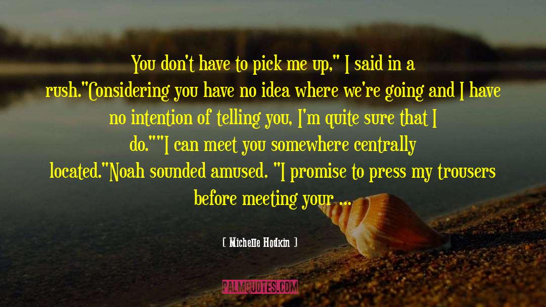 Michelle Hodkin Quotes: You don't have to pick