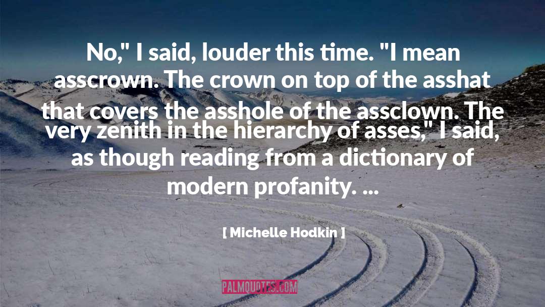 Michelle Hodkin Quotes: No,