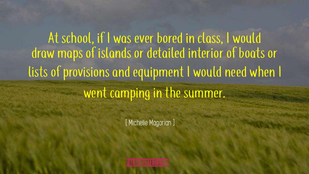 Michelle Magorian Quotes: At school, if I was