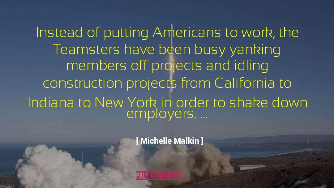 Michelle Malkin Quotes: Instead of putting Americans to