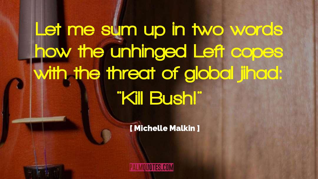 Michelle Malkin Quotes: Let me sum up in