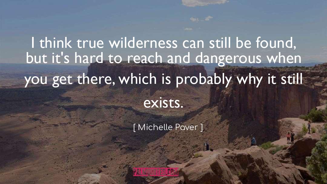 Michelle Paver Quotes: I think true wilderness can