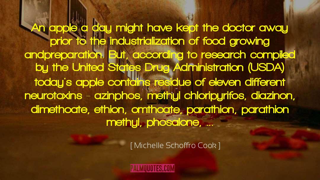 Michelle Schoffro Cook Quotes: An apple a day might