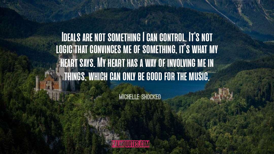 Michelle Shocked Quotes: Ideals are not something I