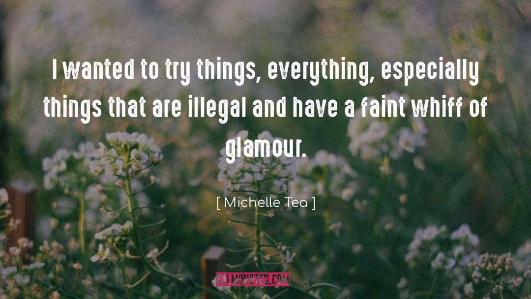 Michelle Tea Quotes: I wanted to try things,