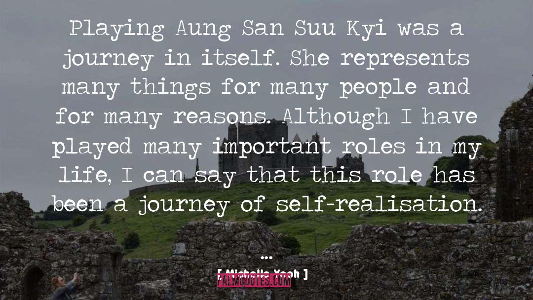 Michelle Yeoh Quotes: Playing Aung San Suu Kyi