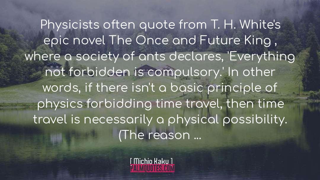 Michio Kaku Quotes: Physicists often quote from T.