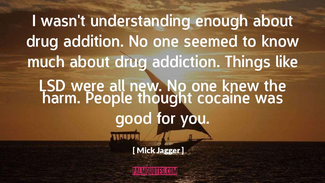 Mick Jagger Quotes: I wasn't understanding enough about