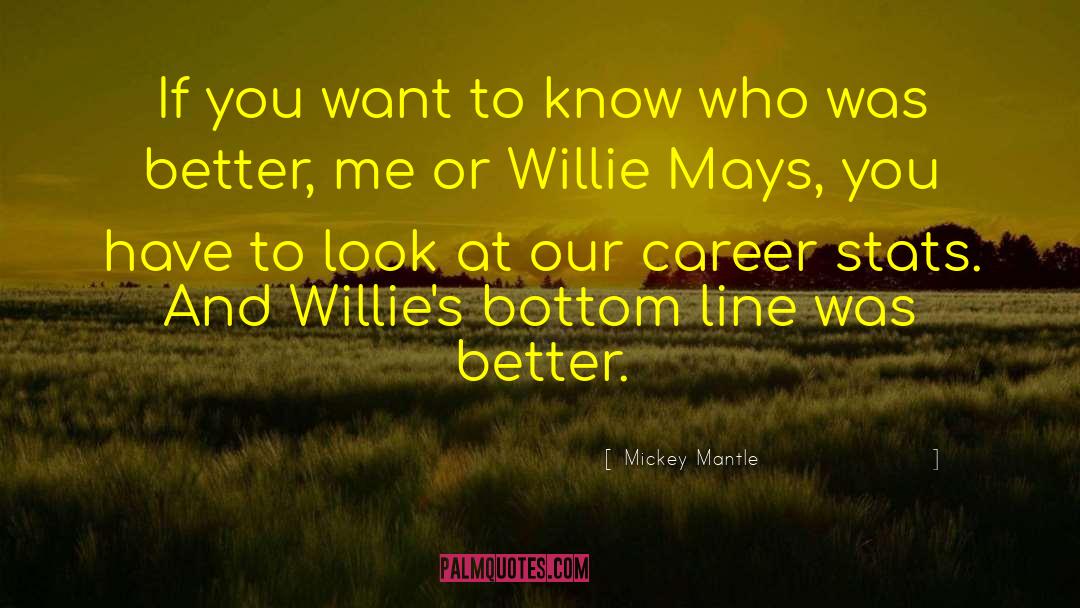 Mickey Mantle Quotes: If you want to know