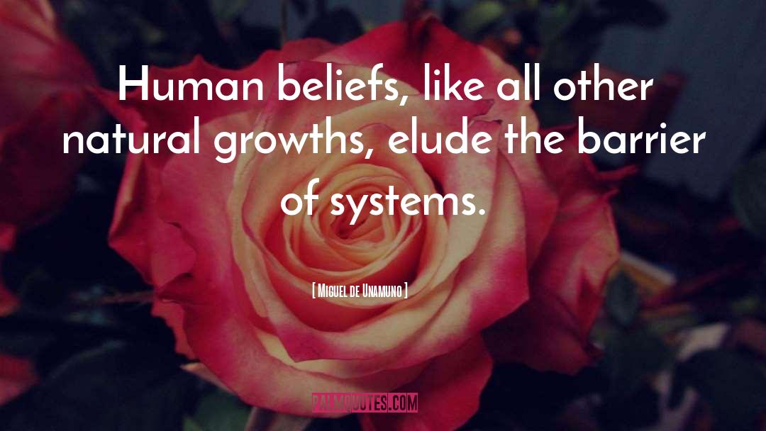 Miguel De Unamuno Quotes: Human beliefs, like all other