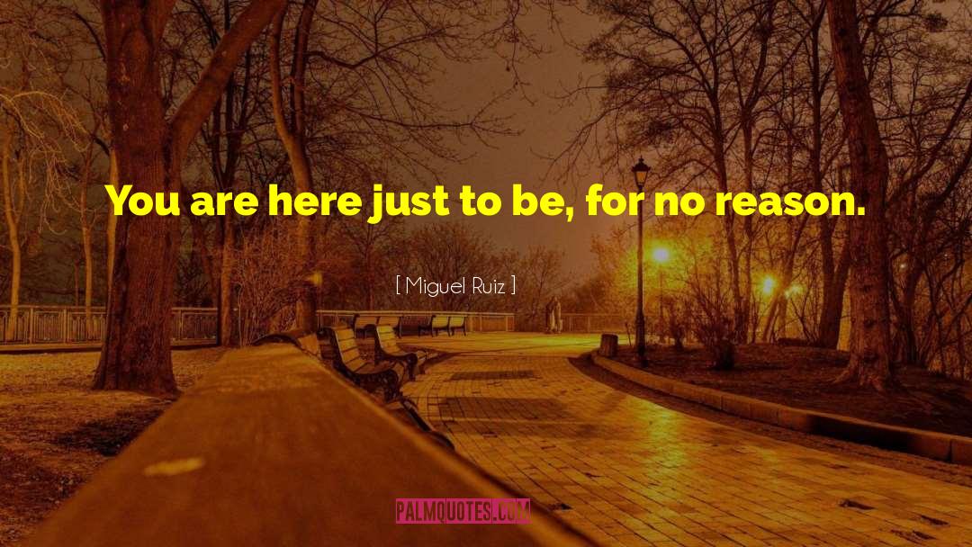 Miguel Ruiz Quotes: You are here just to