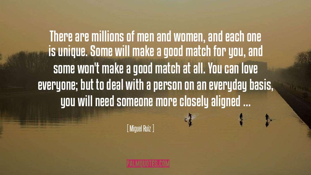 Miguel Ruiz Quotes: There are millions of men