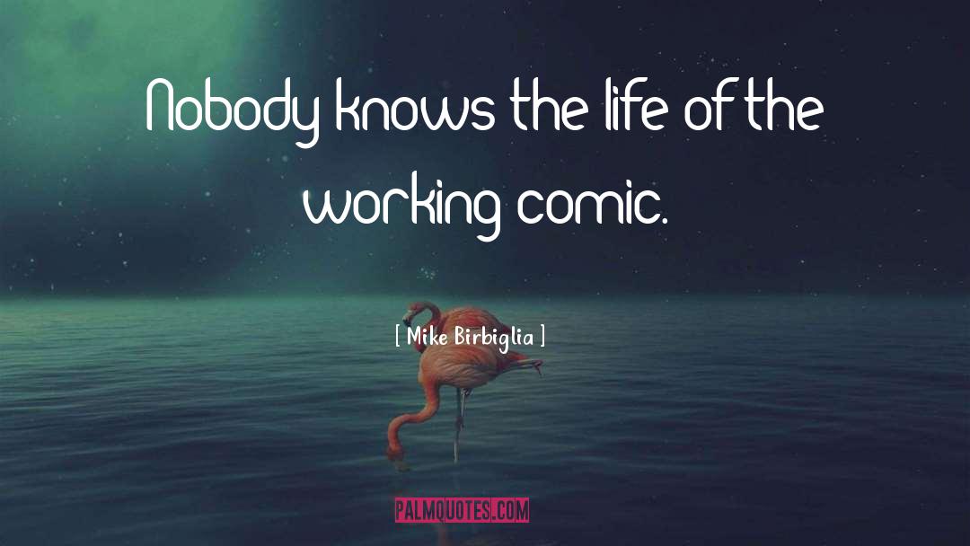 Mike Birbiglia Quotes: Nobody knows the life of