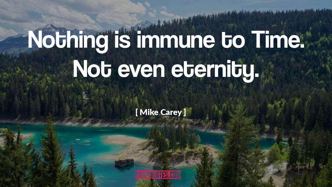 Mike Carey Quotes: Nothing is immune to Time.