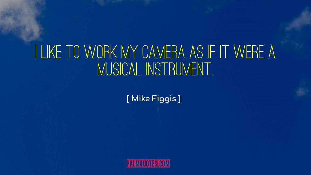 Mike Figgis Quotes: I like to work my
