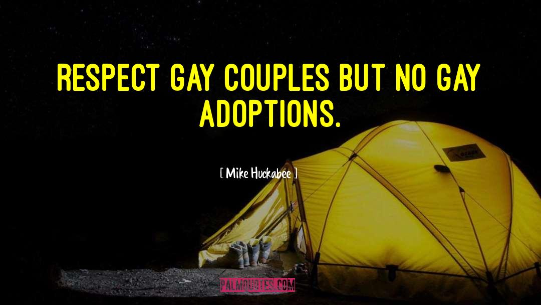 Mike Huckabee Quotes: Respect gay couples but no