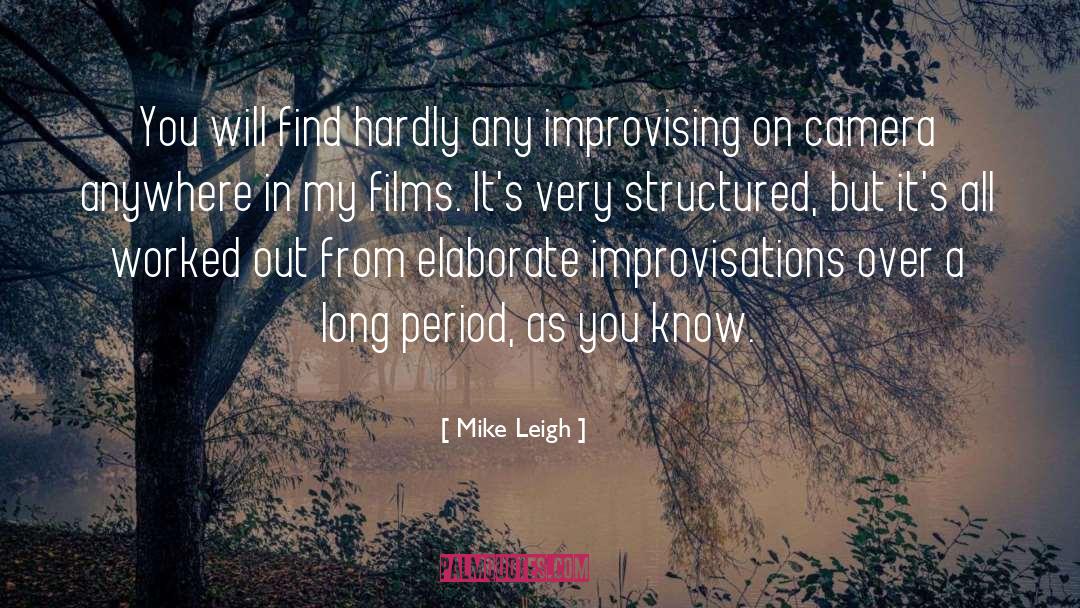 Mike Leigh Quotes: You will find hardly any