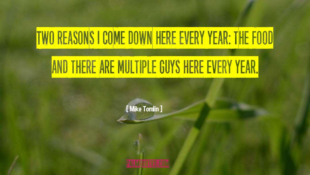 Mike Tomlin Quotes: Two reasons I come down