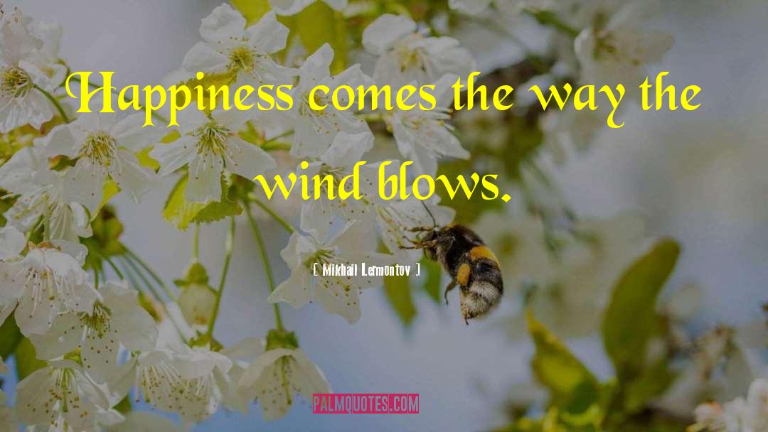 Mikhail Lermontov Quotes: Happiness comes the way the