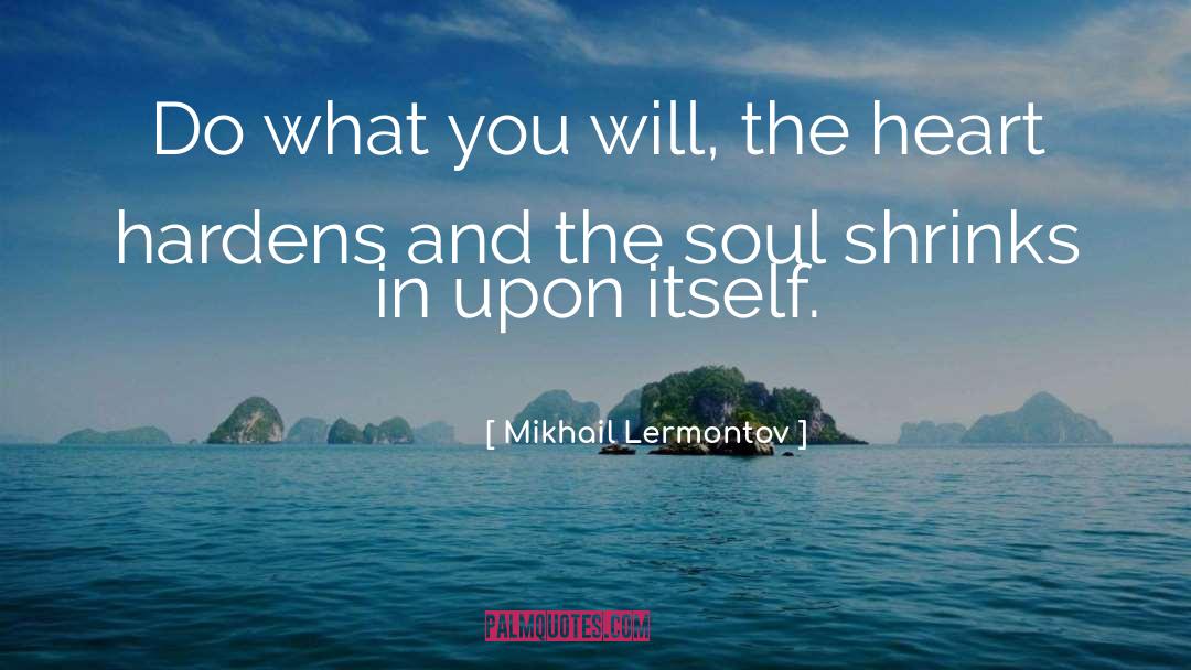 Mikhail Lermontov Quotes: Do what you will, the