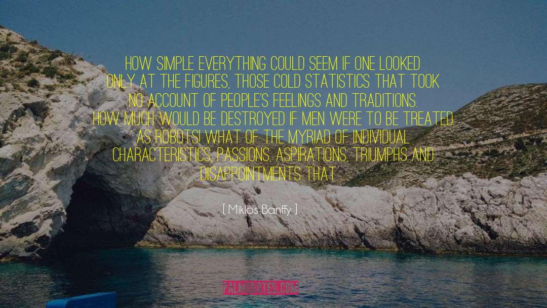 Miklos Banffy Quotes: How simple everything could seem