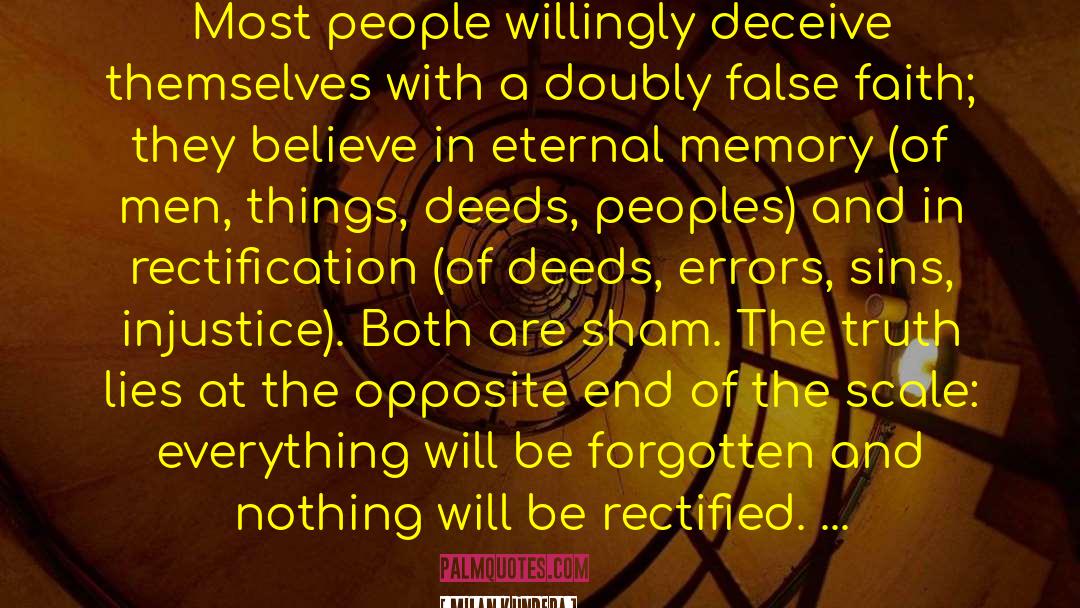 Milan Kundera Quotes: Most people willingly deceive themselves