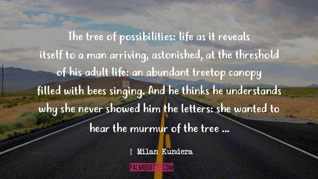 Milan Kundera Quotes: The tree of possibilities: life