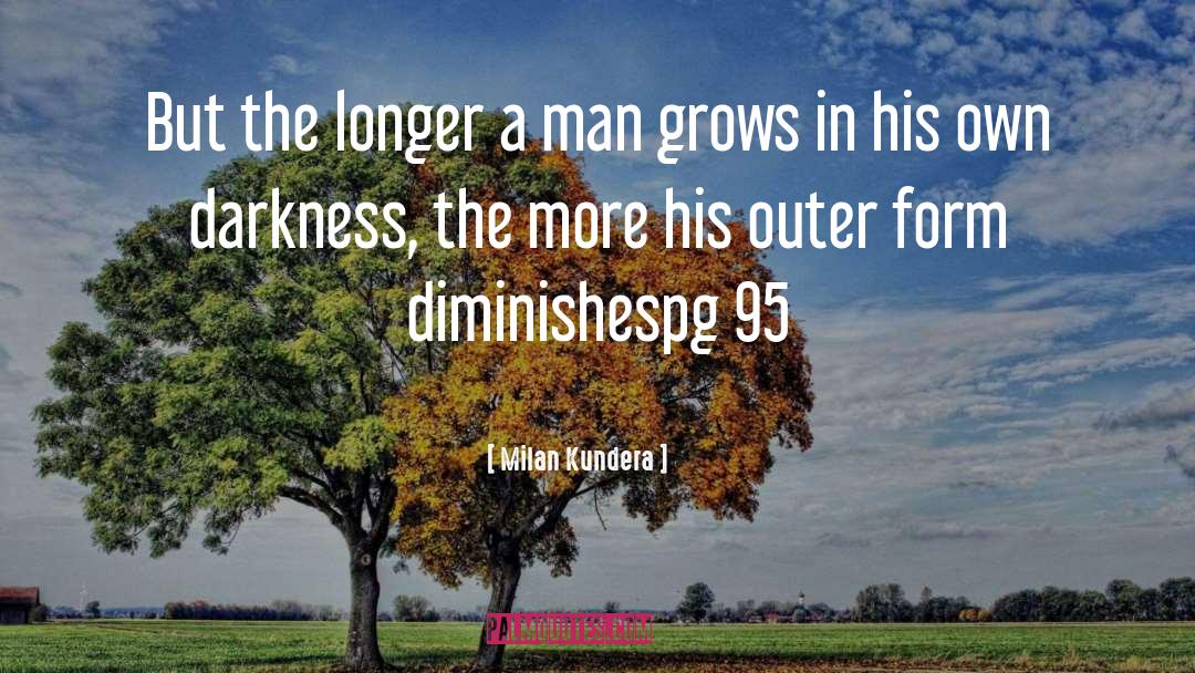 Milan Kundera Quotes: But the longer a man
