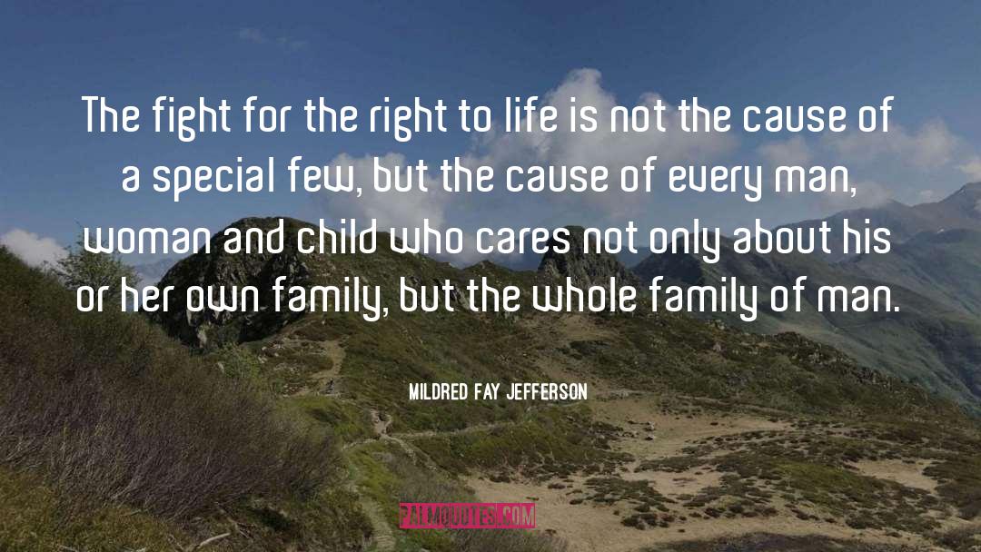 Mildred Fay Jefferson Quotes: The fight for the right