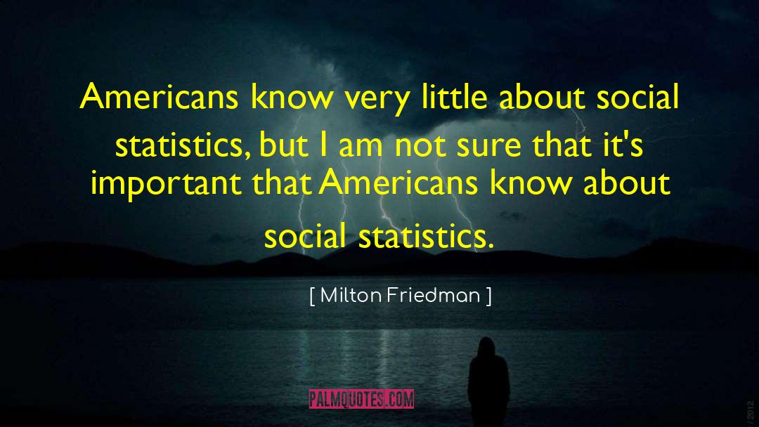 Milton Friedman Quotes: Americans know very little about