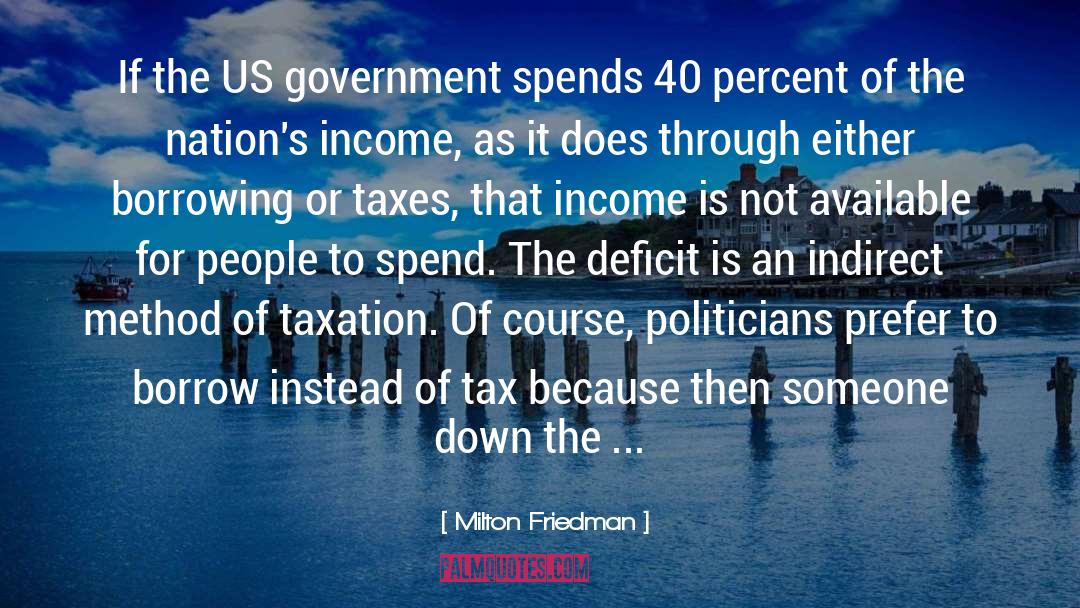 Milton Friedman Quotes: If the US government spends