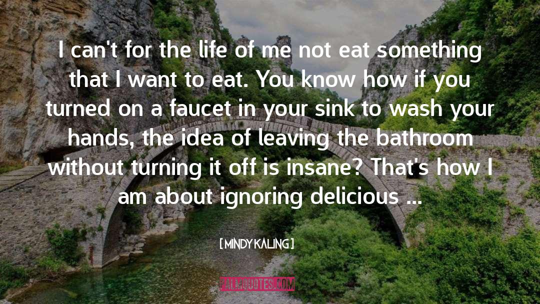 Mindy Kaling Quotes: I can't for the life