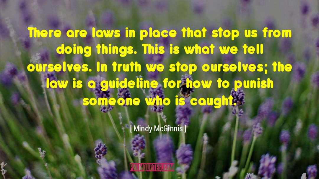 Mindy McGinnis Quotes: There are laws in place