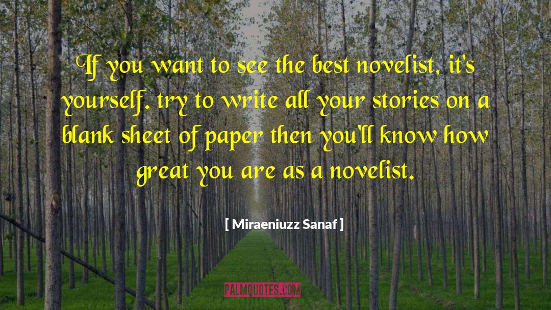 Miraeniuzz Sanaf Quotes: If you want to see