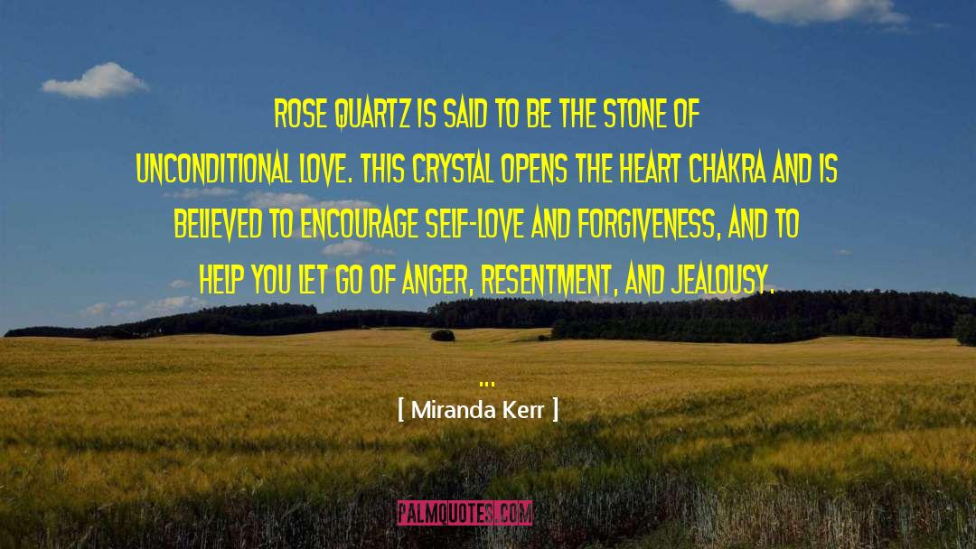 Miranda Kerr Quotes: Rose quartz is said to