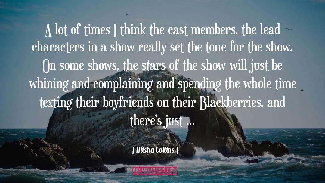 Misha Collins Quotes: A lot of times I