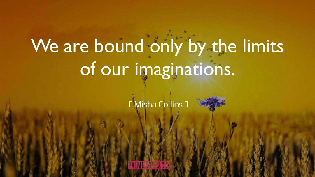 Misha Collins Quotes: We are bound only by