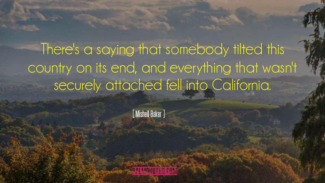 Mishell Baker Quotes: There's a saying that somebody