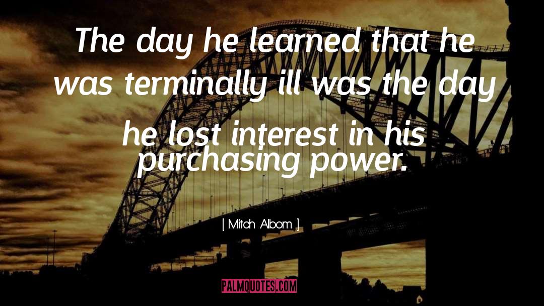 Mitch Albom Quotes: The day he learned that