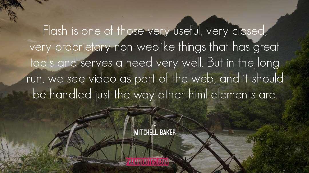 Mitchell Baker Quotes: Flash is one of those