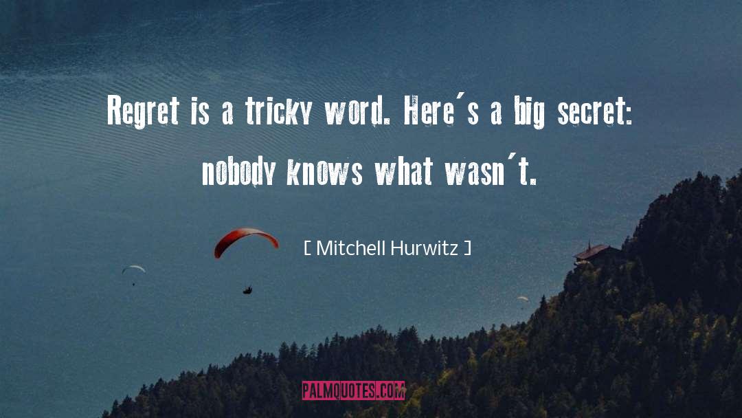 Mitchell Hurwitz Quotes: Regret is a tricky word.