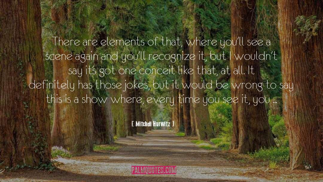 Mitchell Hurwitz Quotes: There are elements of that,