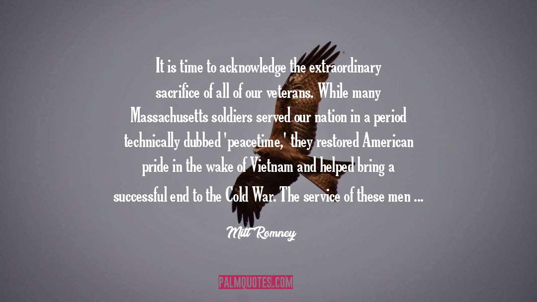 Mitt Romney Quotes: It is time to acknowledge