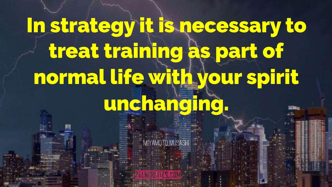 Miyamoto Musashi Quotes: In strategy it is necessary