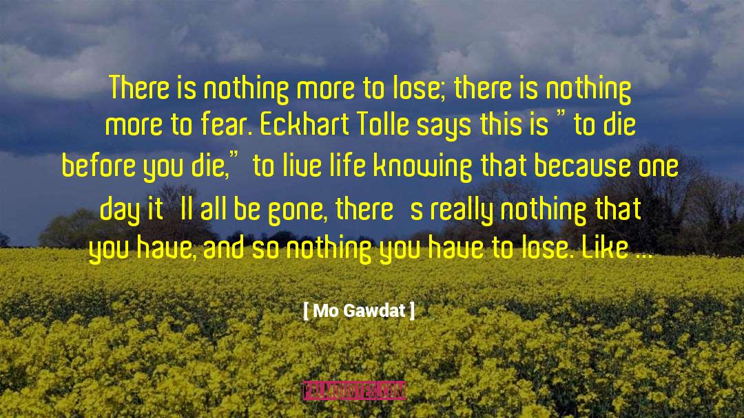 Mo Gawdat Quotes: There is nothing more to