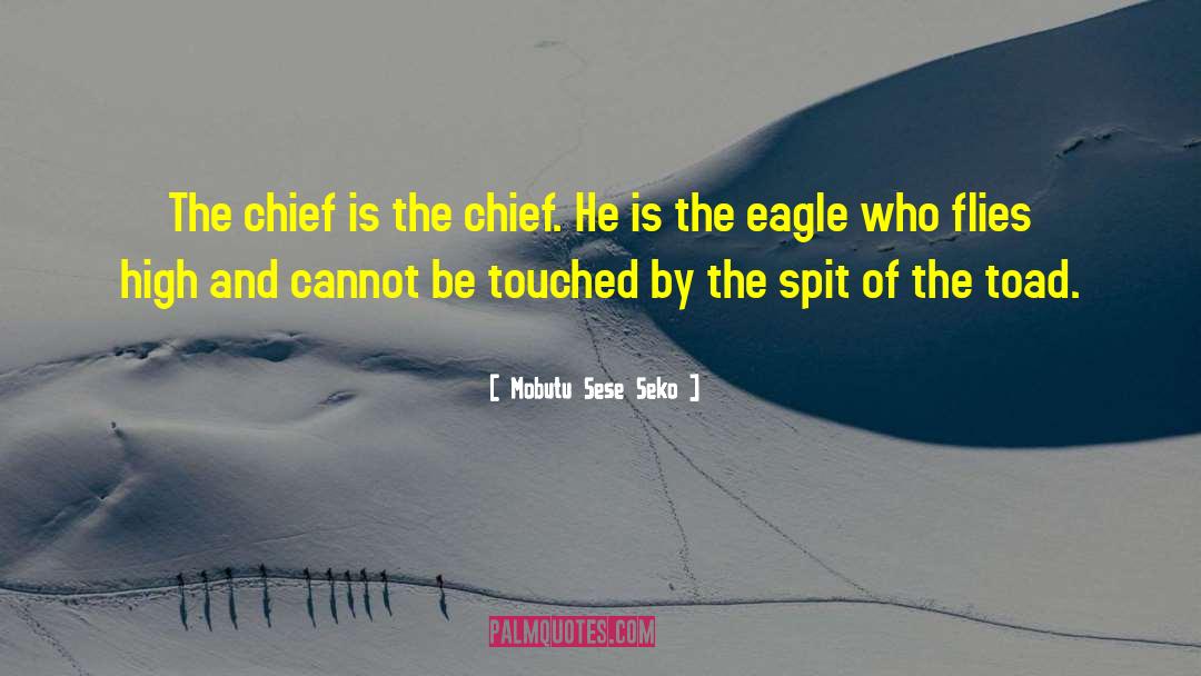 Mobutu Sese Seko Quotes: The chief is the chief.