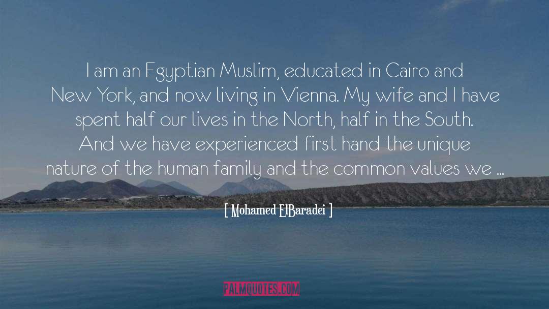 Mohamed ElBaradei Quotes: I am an Egyptian Muslim,