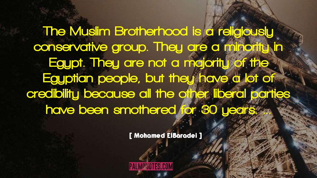 Mohamed ElBaradei Quotes: The Muslim Brotherhood is a